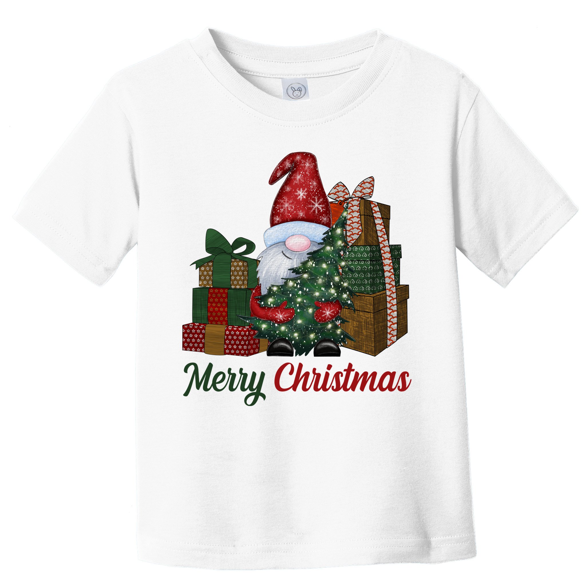 Merry Christmas Gnome Festive Holiday Gift Toddler T-Shirt