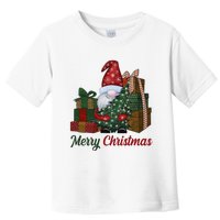 Merry Christmas Gnome Festive Holiday Gift Toddler T-Shirt