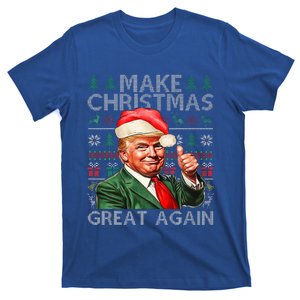 Make Christmas Great Again Funny Trump Xmas Snow T-Shirt