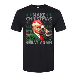 Make Christmas Great Again Funny Trump Xmas Snow Softstyle CVC T-Shirt