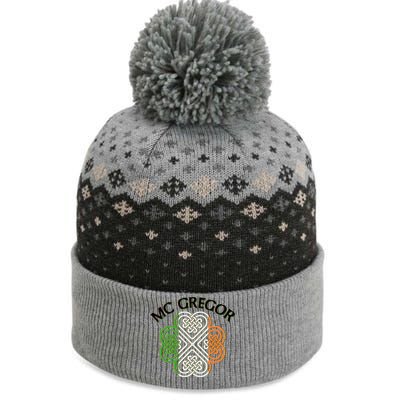 McGregor Irish Flag Celtic Knot The Baniff Cuffed Pom Beanie