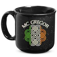 McGregor Irish Flag Celtic Knot 15oz Campfire Ceramic Mug