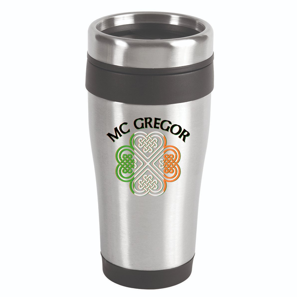 McGregor Irish Flag Celtic Knot 16oz Travel Tumbler