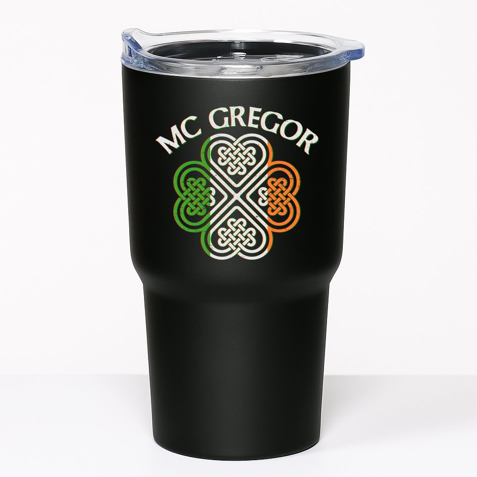 McGregor Irish Flag Celtic Knot Tumbler