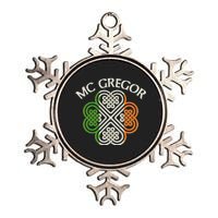 McGregor Irish Flag Celtic Knot Metallic Star Ornament