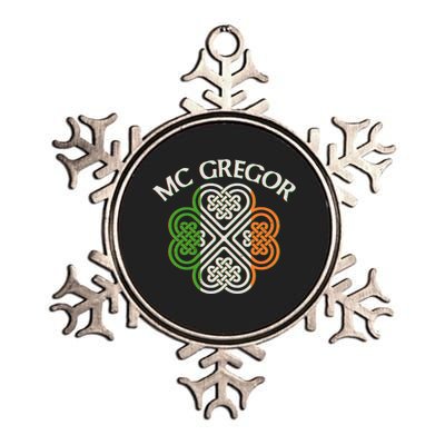 McGregor Irish Flag Celtic Knot Metallic Star Ornament