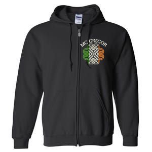 McGregor Irish Flag Celtic Knot Full Zip Hoodie