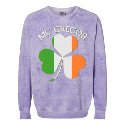 McGregor Irish Flag Clover Colorblast Crewneck Sweatshirt