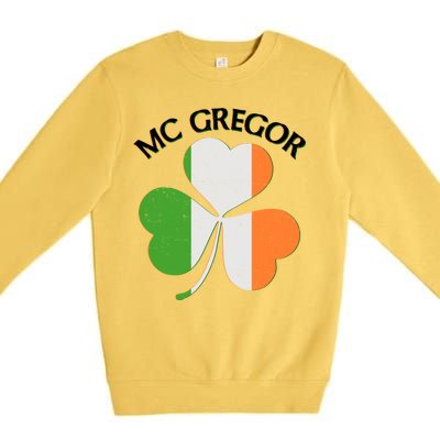 McGregor Irish Flag Clover Premium Crewneck Sweatshirt