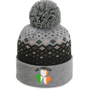 McGregor Irish Flag Clover The Baniff Cuffed Pom Beanie