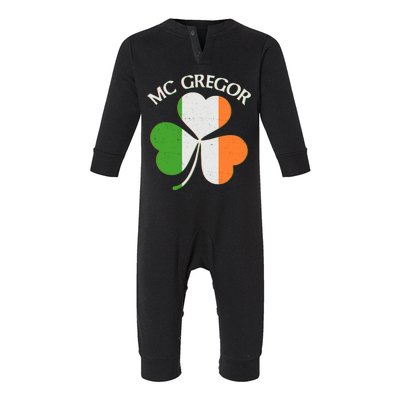 McGregor Irish Flag Clover Infant Fleece One Piece