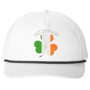 McGregor Irish Flag Clover Snapback Five-Panel Rope Hat