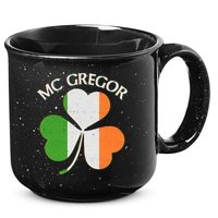 McGregor Irish Flag Clover 15oz Campfire Ceramic Mug