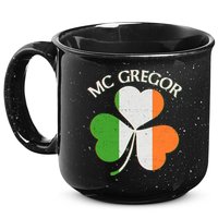 McGregor Irish Flag Clover 15oz Campfire Ceramic Mug