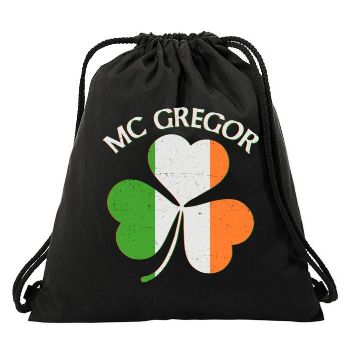 McGregor Irish Flag Clover Drawstring Bag