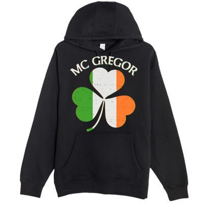 McGregor Irish Flag Clover Premium Pullover Hoodie