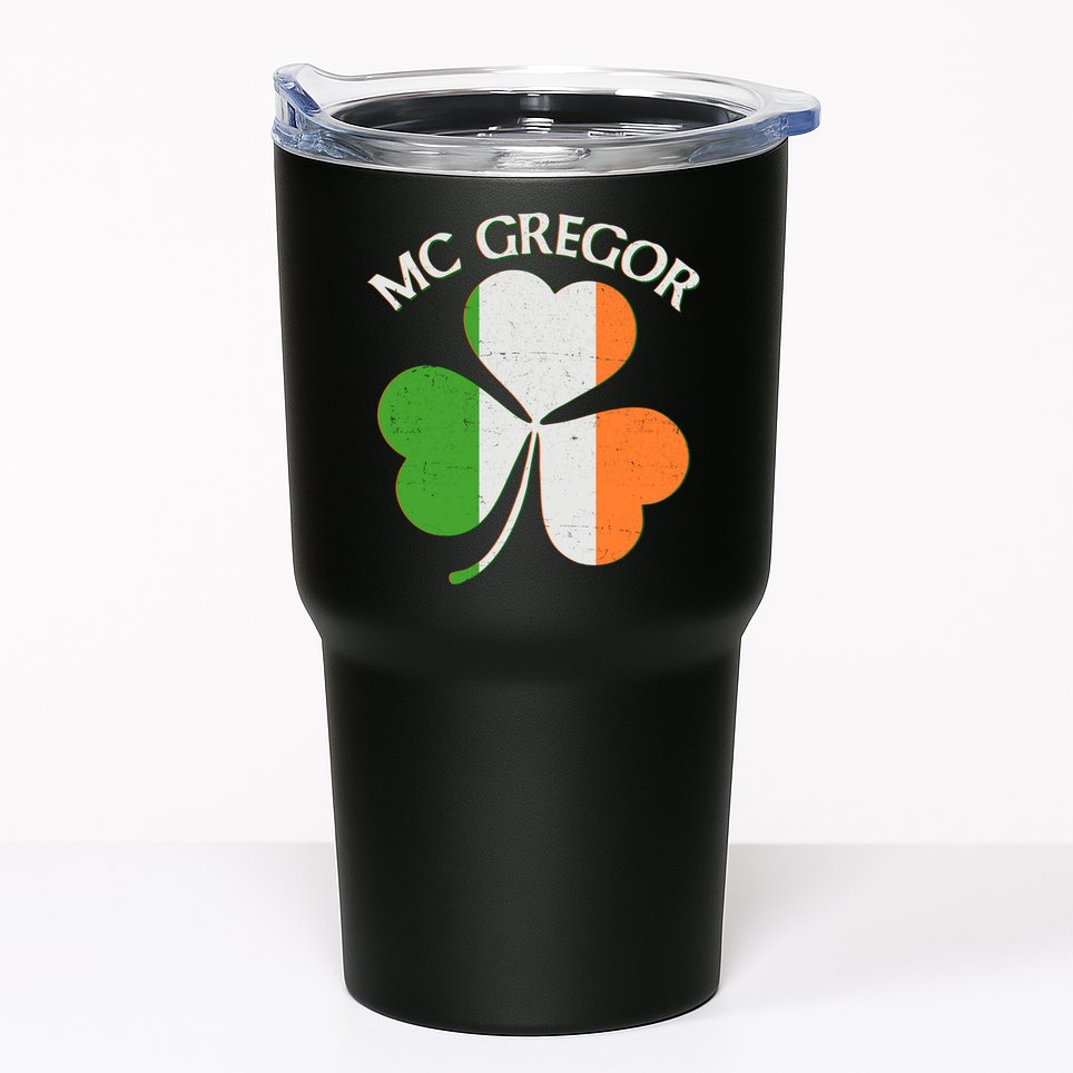 McGregor Irish Flag Clover Tumbler