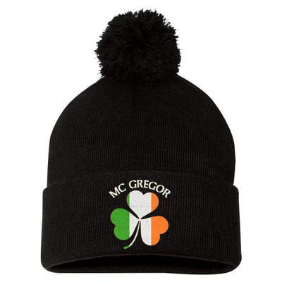 McGregor Irish Flag Clover Pom Pom 12in Knit Beanie