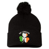 McGregor Irish Flag Clover Pom Pom 12in Knit Beanie