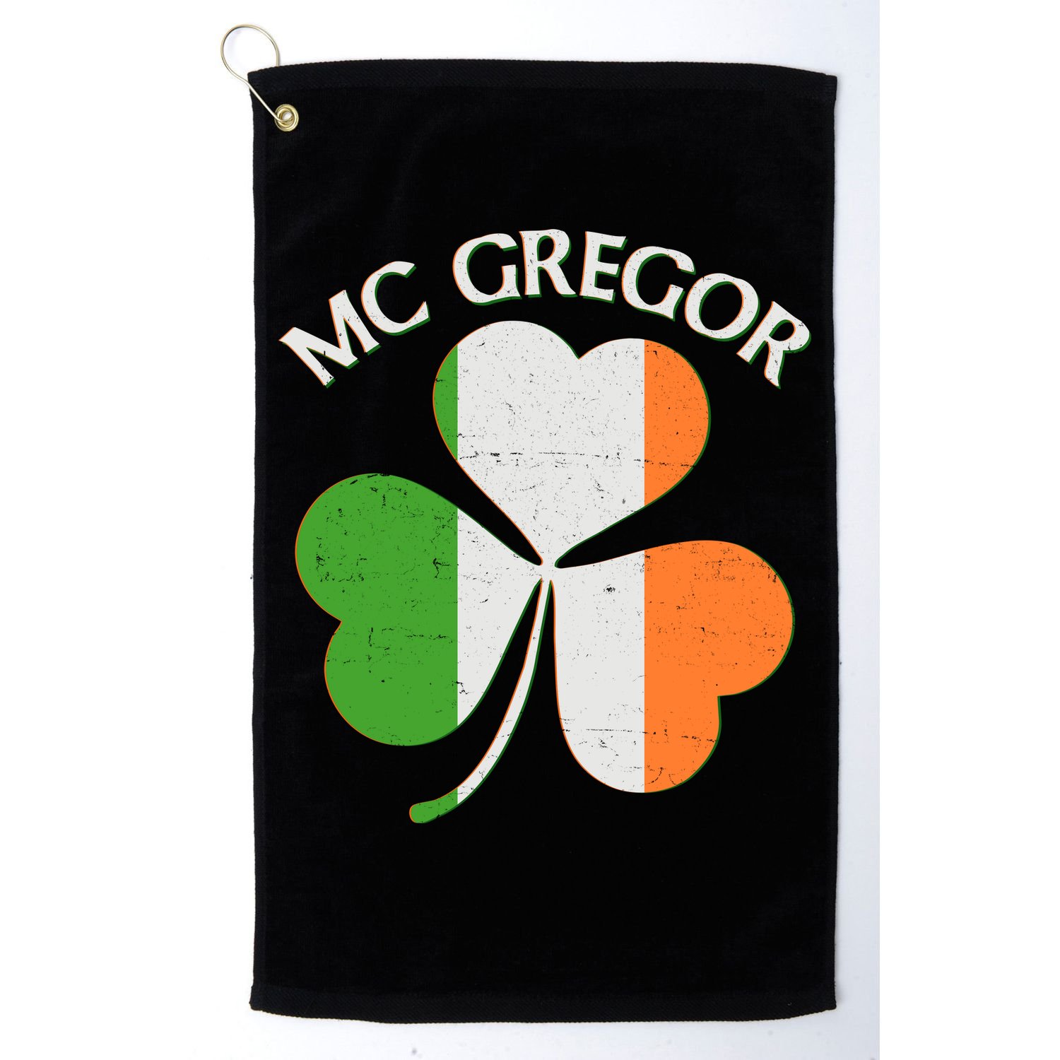 McGregor Irish Flag Clover Golf Towel
