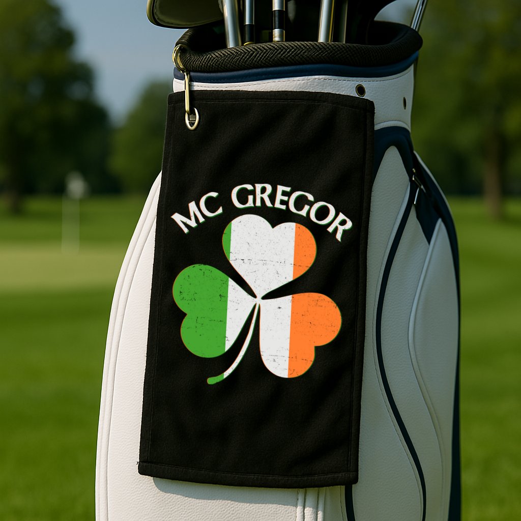 McGregor Irish Flag Clover Golf Towel