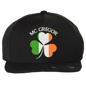 McGregor Irish Flag Clover Wool Snapback Cap