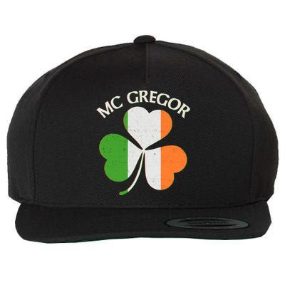 McGregor Irish Flag Clover Wool Snapback Cap