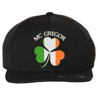 McGregor Irish Flag Clover Wool Snapback Cap