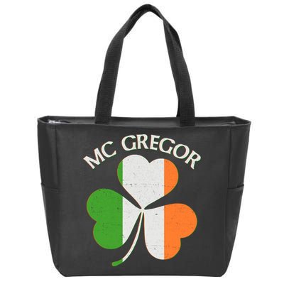 McGregor Irish Flag Clover Zip Tote Bag