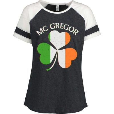 McGregor Irish Flag Clover Enza Ladies Jersey Colorblock Tee