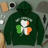 McGregor Irish Flag Clover Hoodie