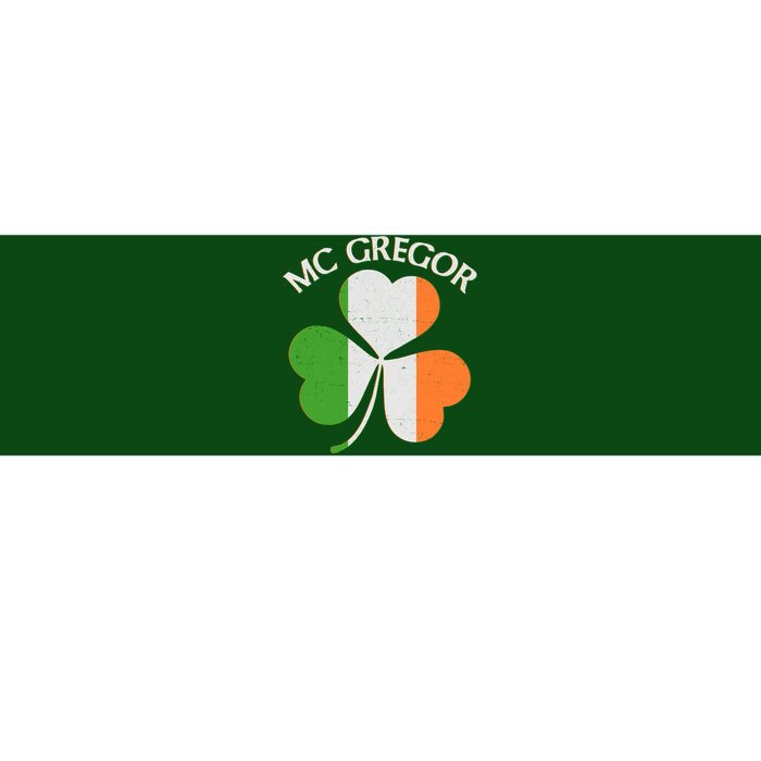 McGregor Irish Flag Clover Bumper Sticker