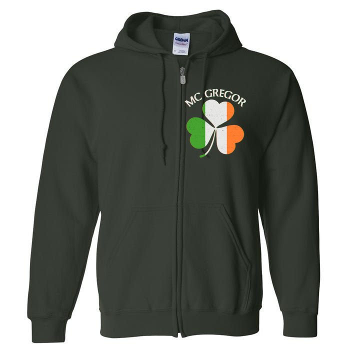 McGregor Irish Flag Clover Full Zip Hoodie