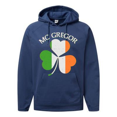 McGregor Irish Flag Clover Performance Fleece Hoodie