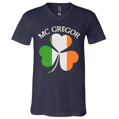 McGregor Irish Flag Clover V-Neck T-Shirt