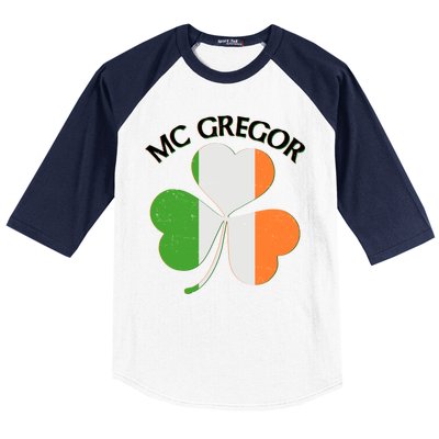 McGregor Irish Flag Clover Baseball Sleeve Shirt