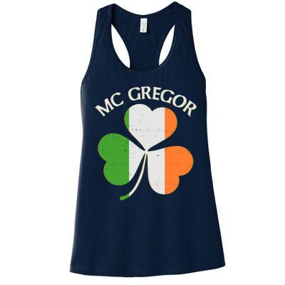 McGregor Irish Flag Clover Women's Racerback Tank