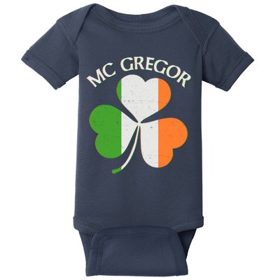 McGregor Irish Flag Clover Baby Bodysuit