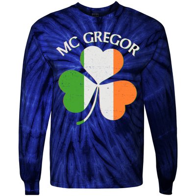 McGregor Irish Flag Clover Tie-Dye Long Sleeve Shirt