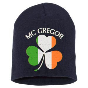 McGregor Irish Flag Clover Short Acrylic Beanie