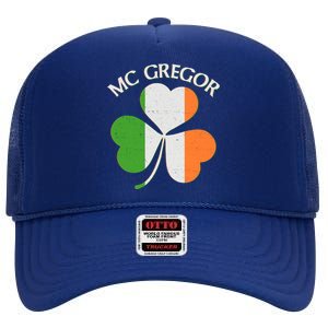 McGregor Irish Flag Clover High Crown Mesh Back Trucker Hat