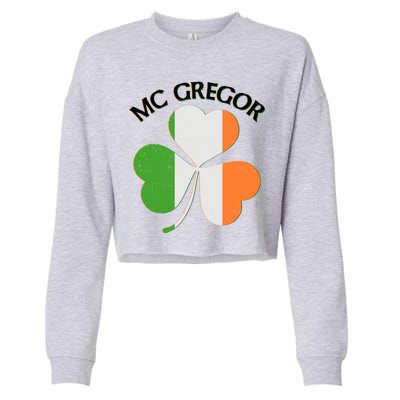 McGregor Irish Flag Clover Cropped Pullover Crew