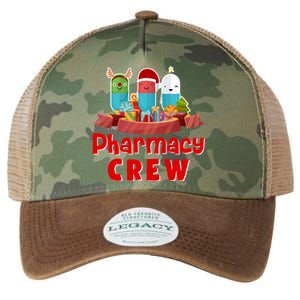 Merry Christmas Happy Holiday Pharmacy Crew Cute Gift Legacy Tie Dye Trucker Hat