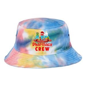 Merry Christmas Happy Holiday Pharmacy Crew Cute Gift Tie Dye Newport Bucket Hat