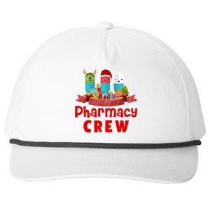 Merry Christmas Happy Holiday Pharmacy Crew Cute Gift Snapback Five-Panel Rope Hat