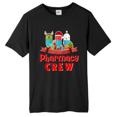 Merry Christmas Happy Holiday Pharmacy Crew Cute Gift Tall Fusion ChromaSoft Performance T-Shirt