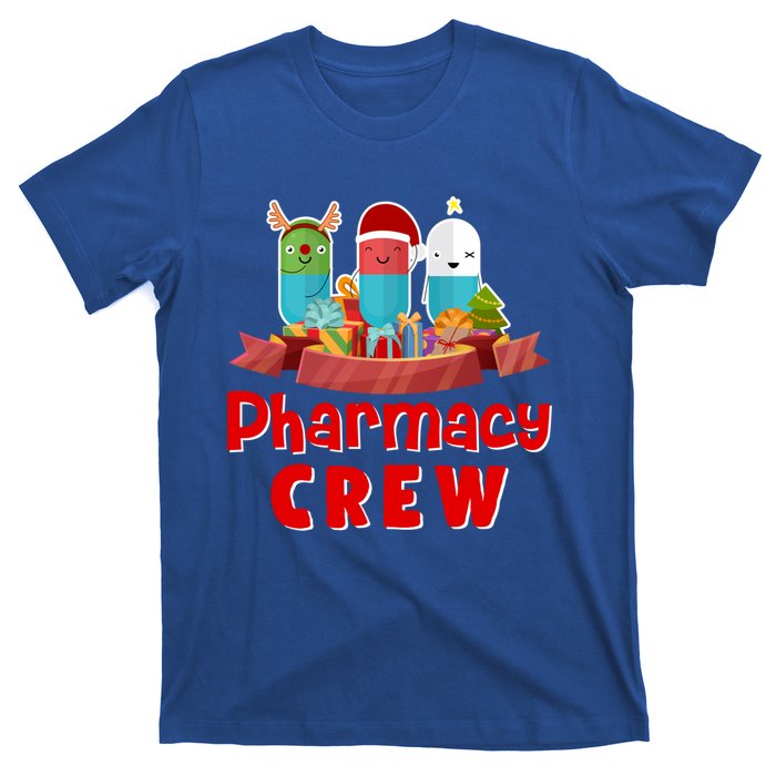 Merry Christmas Happy Holiday Pharmacy Crew Cute Gift T-Shirt