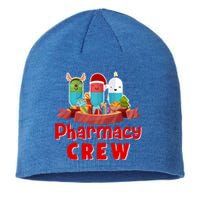 Merry Christmas Happy Holiday Pharmacy Crew Cute Gift Sustainable Beanie