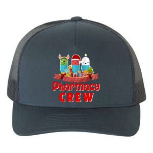 Merry Christmas Happy Holiday Pharmacy Crew Cute Gift Yupoong Adult 5-Panel Trucker Hat