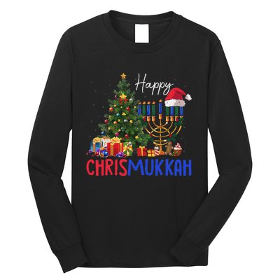 Merry Chrismukkah Happy Christmas Hanukkah Long Sleeve Shirt